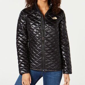 The North Face Thermoball Quilted Black Jacket- Women's M